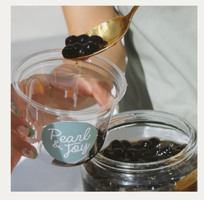 Boba catering setup